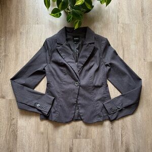Vintage y2k XOXO Charcoal Gray Fitted Blazer